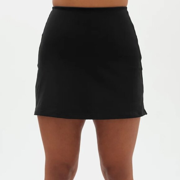 Girlfriend Collective High Rise Sport Skort in Black Size XS‎ NWT - Picture 1 of 12